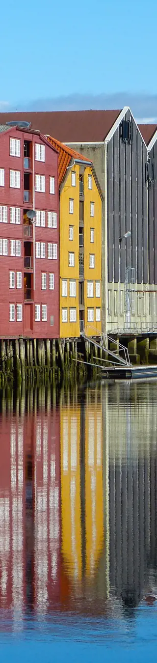 Die Königsstadt Trondheim zu Fuss erkunden